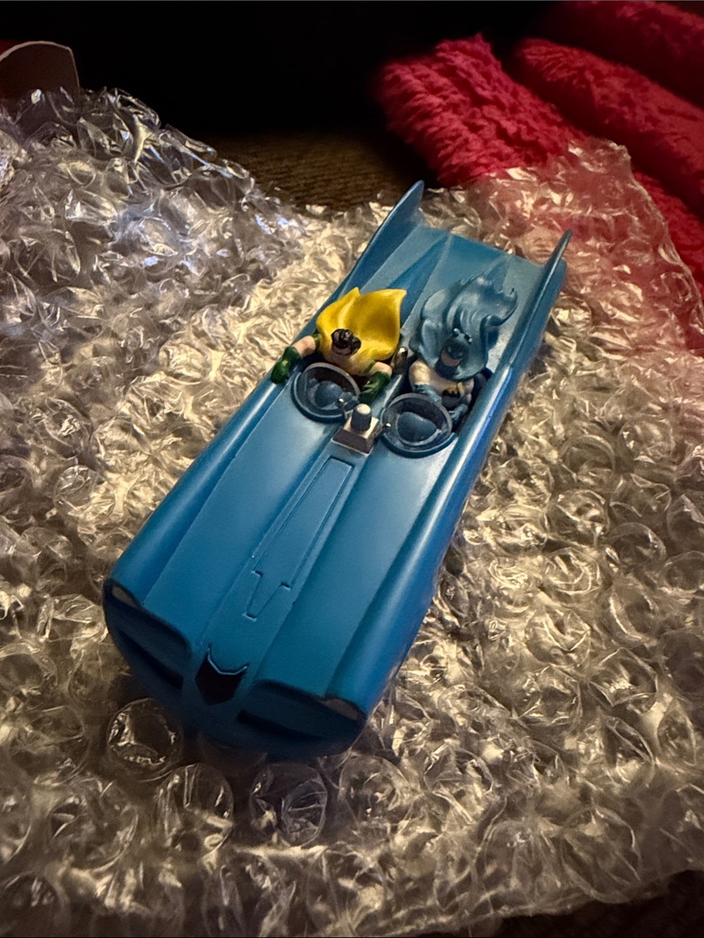 1995 Hallmark KEEPSAKE the Label Blue Retro Batmobile-Style